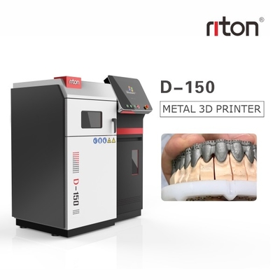 歯科王冠の総義歯DMLSは3dプリンターRiton D-150に金属をかぶせる
