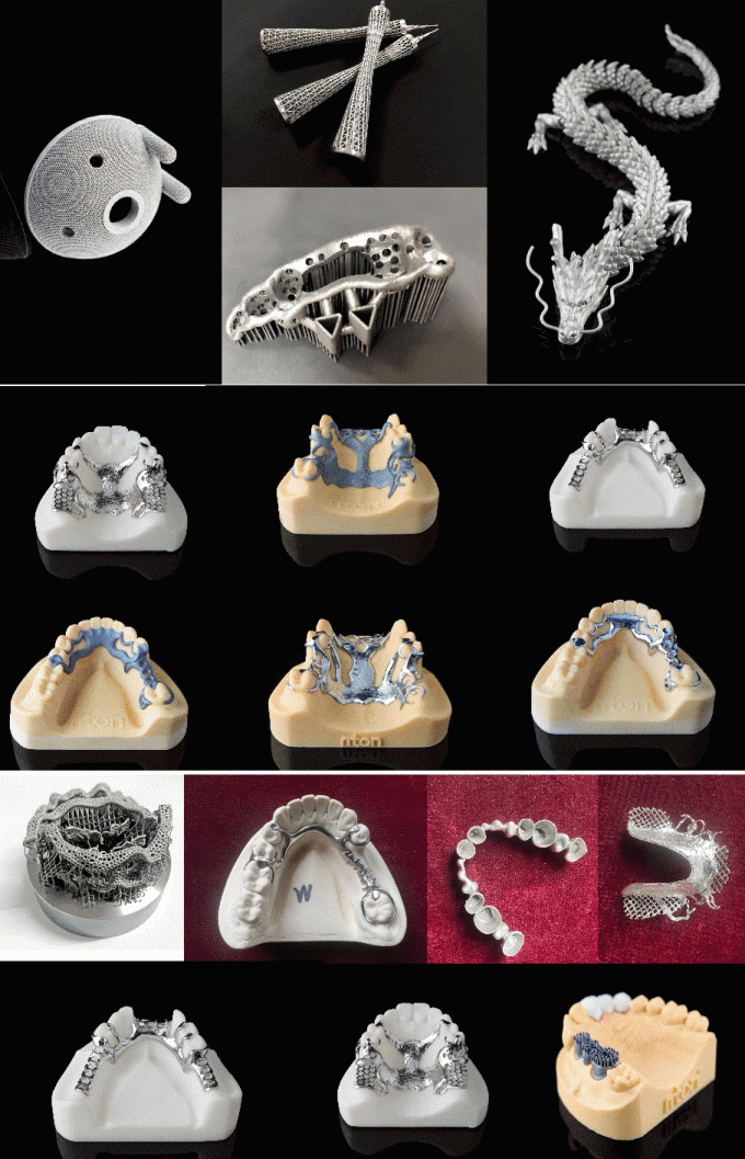 Riton SLM繊維レーザーの3時間0に100つの王冠を印刷する付加的な3dのための歯科金属3Dプリンター